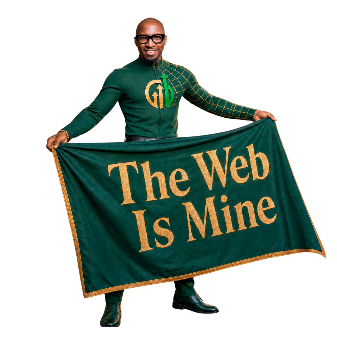SPID holding The Web Is Mine banner